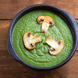 Mushroom Palak